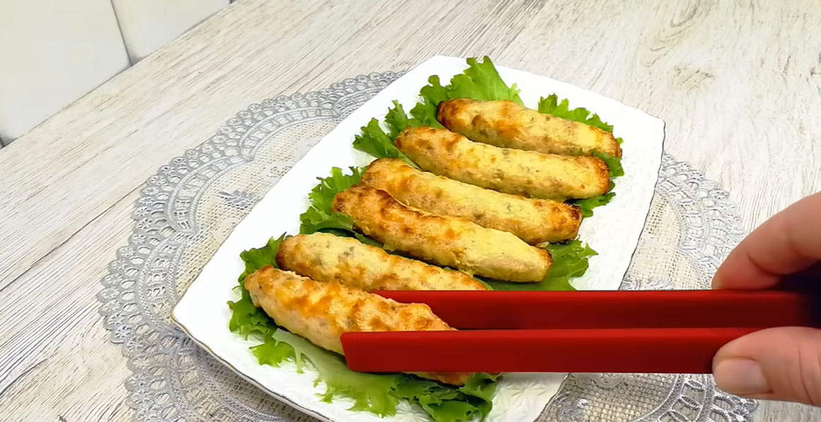 Пошаговый рецепт куриных рулетиков - шаг 12