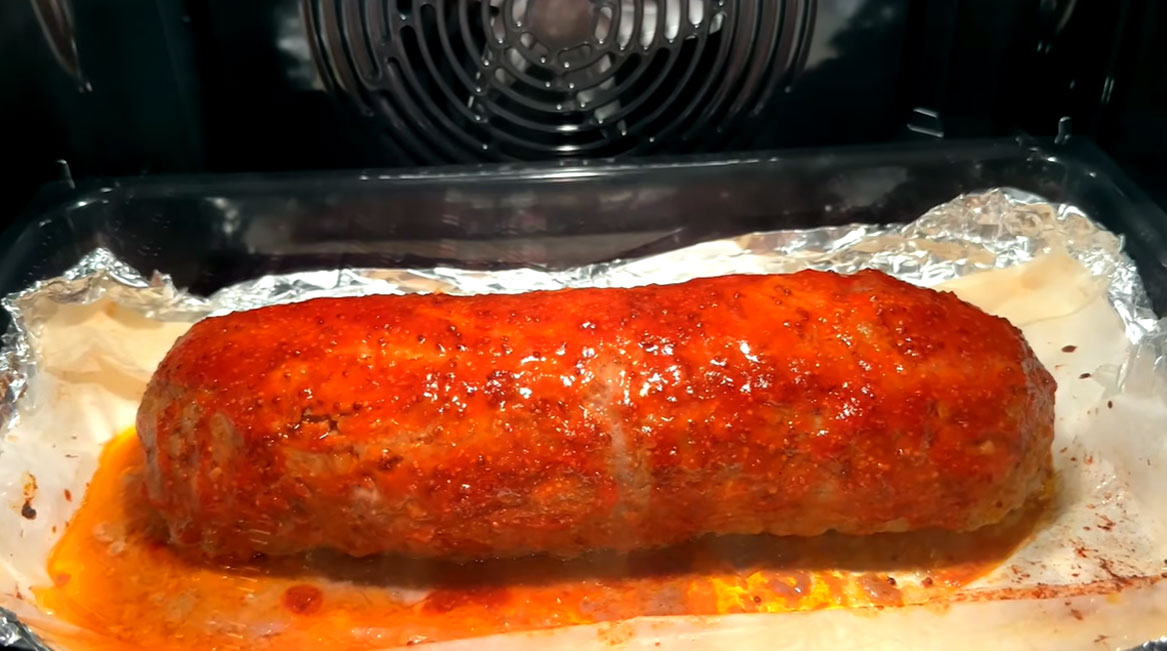 Пошаговое приготовление мясного рулета - шаг 15