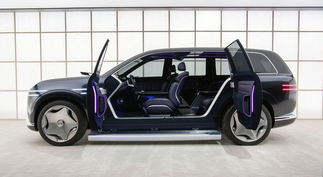Hyundai Genesis GV90 распашные двери
