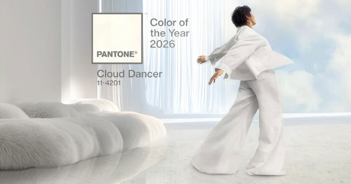 Цвет 2026 года – Cloud Dancer