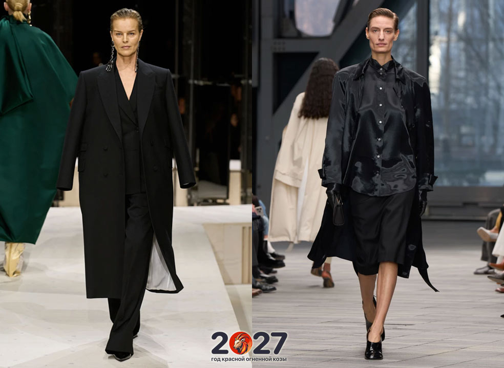 Модный черный тотал-лук на 2027 год