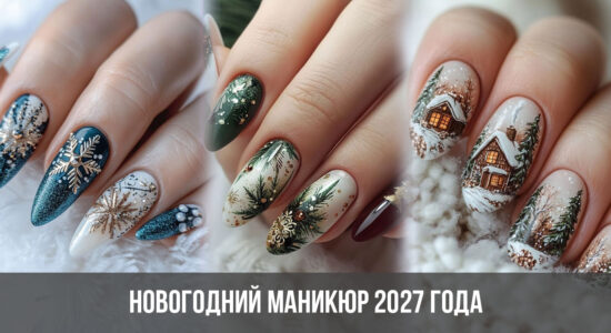 Новогодний маникюр 2027 года