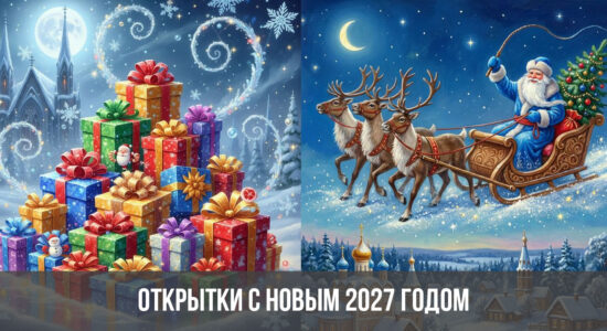 Открытки С Новым 2027 годом